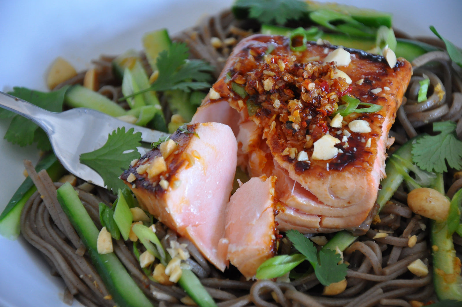 Loch Duart Salmon with Soba Noodles