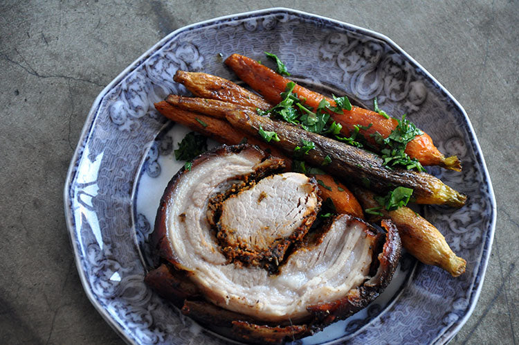 Crispy Skin Roasted Porchetta