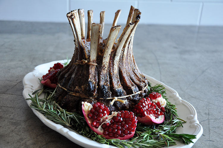 Garlic and Herb Lamb Crown Roast